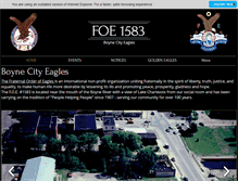 Tablet Screenshot of boynecityeagles.com